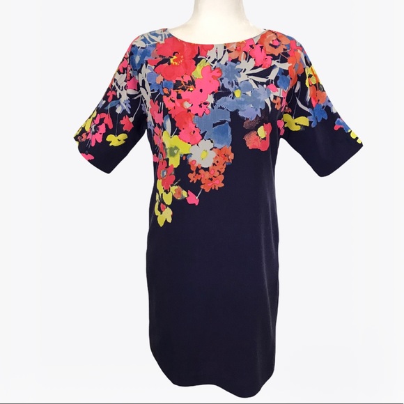Loft by Ann Taylor Floral Print Sheath Women’s Dress - S/XS - Picture 3 of 17